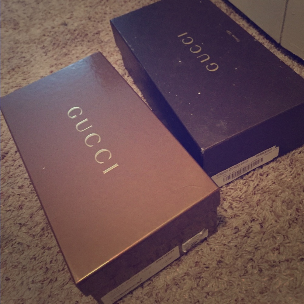 Gucci shoe boxes