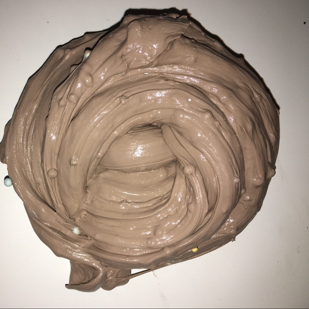 Brownie batter slime