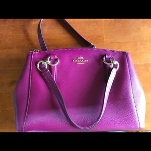 Coach purple crossbody