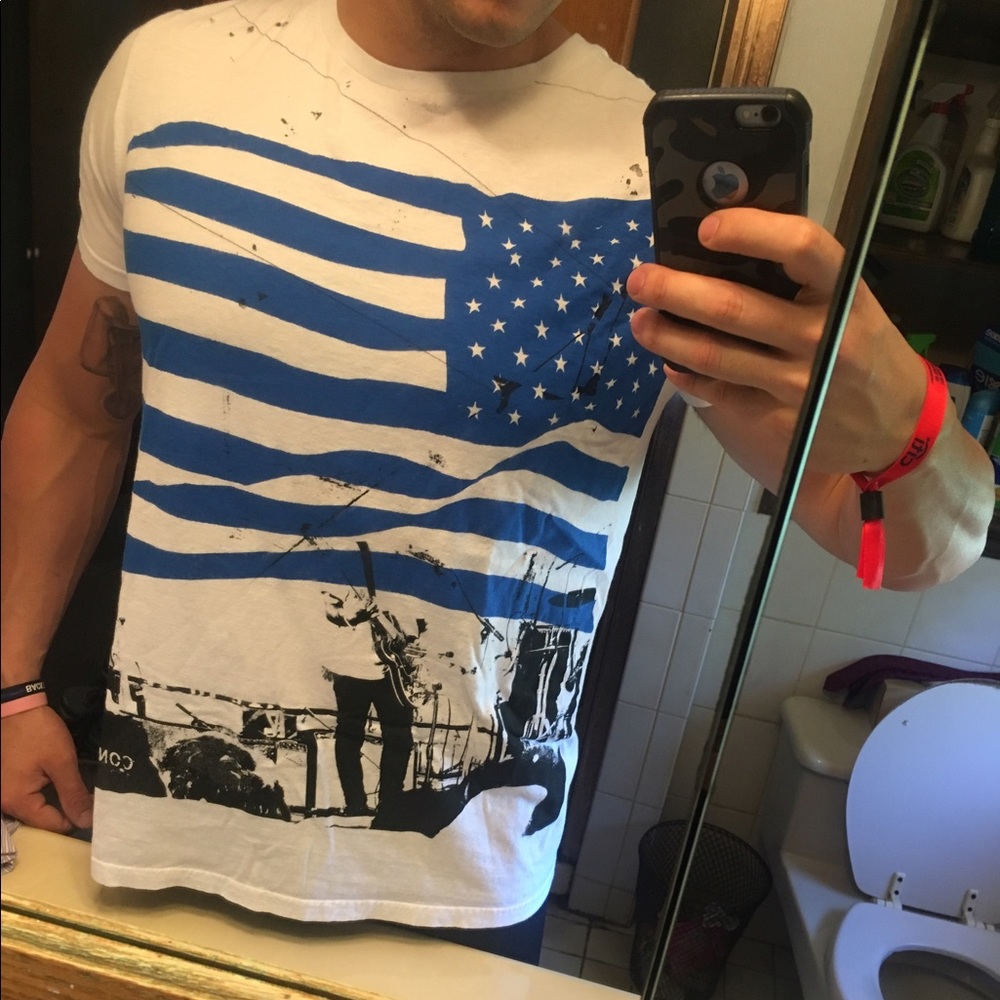 Men's Converse White Tee