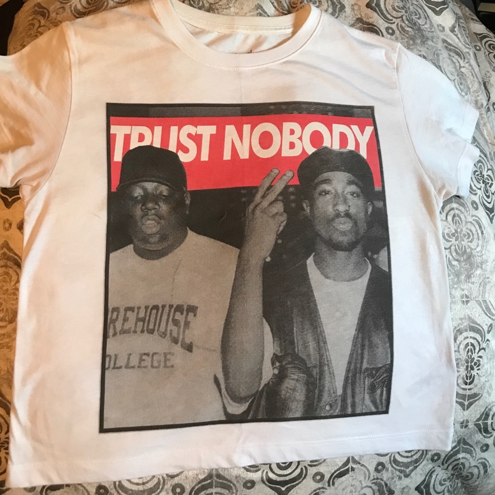 Trust Nobody Cropped Top