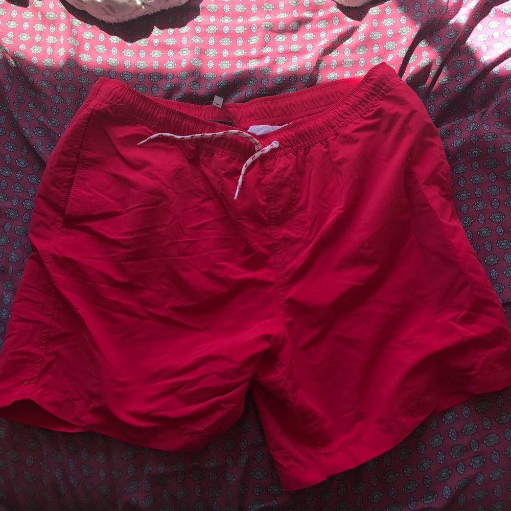 Mid length swim trunk