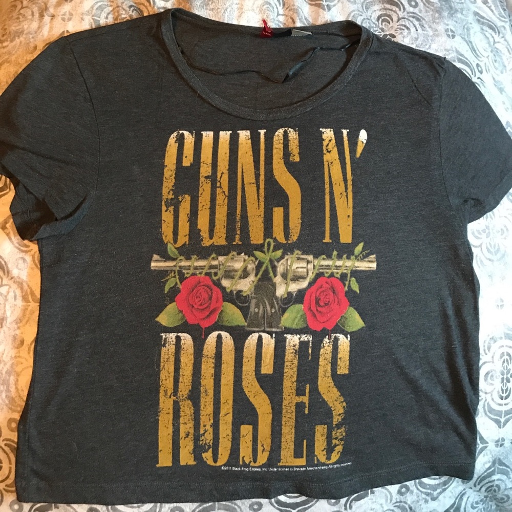 Guns N' Roses Cropped Top