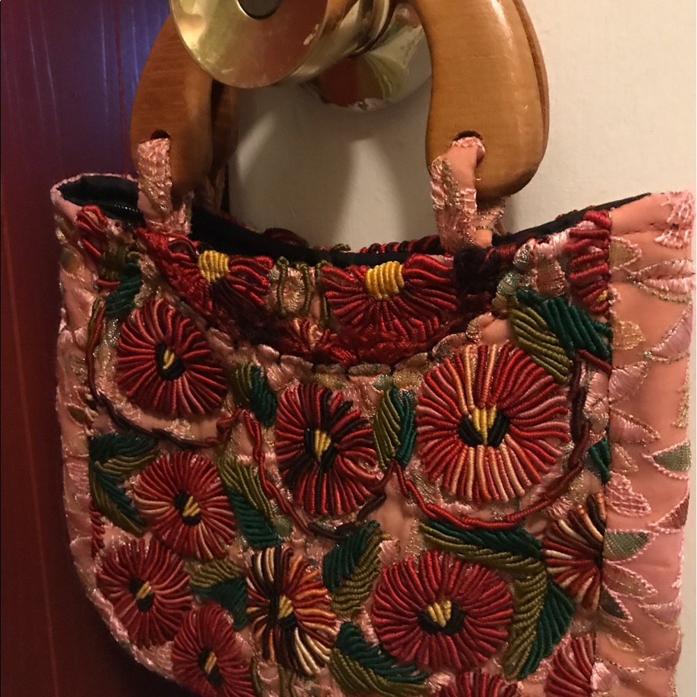 Embroidered Handbag