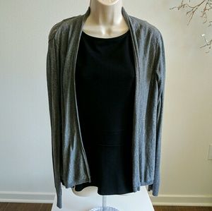Gray cardigan size L express