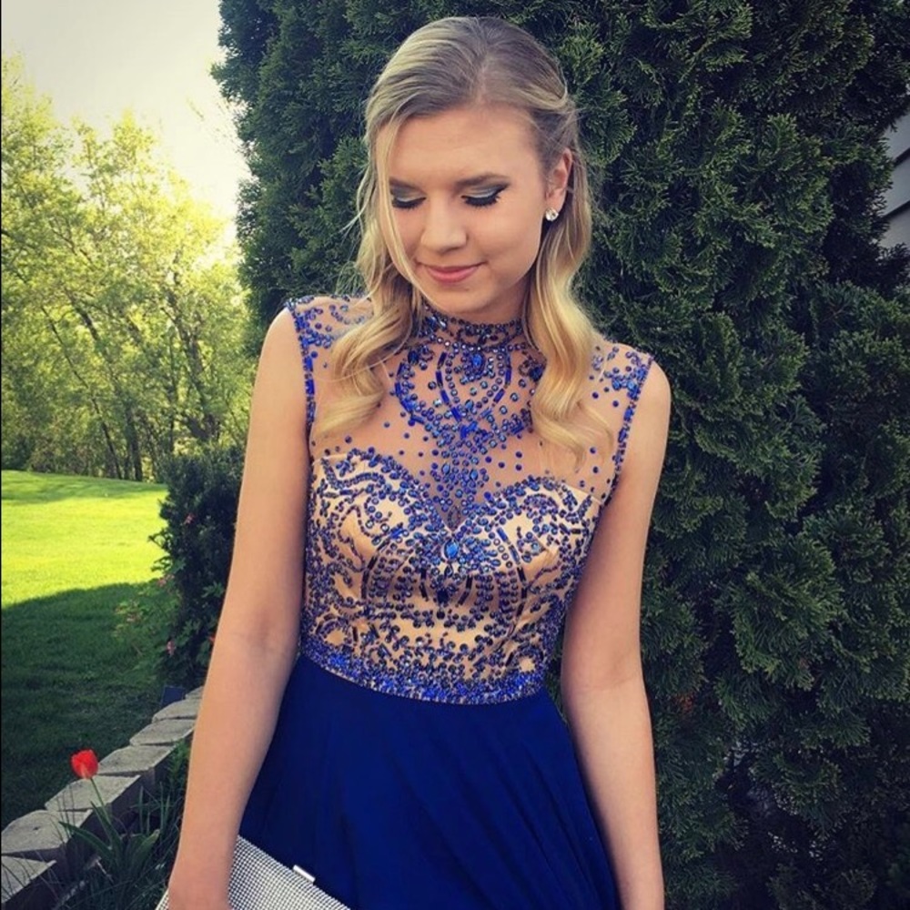 Sherri Hill Prom Dress Style 1962 (Navy)