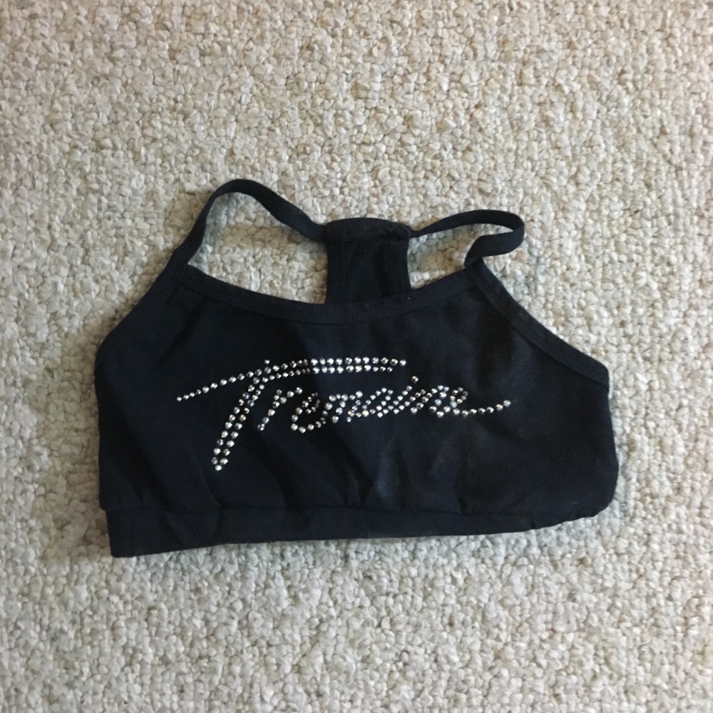 Tremaine rhinestone sports bra