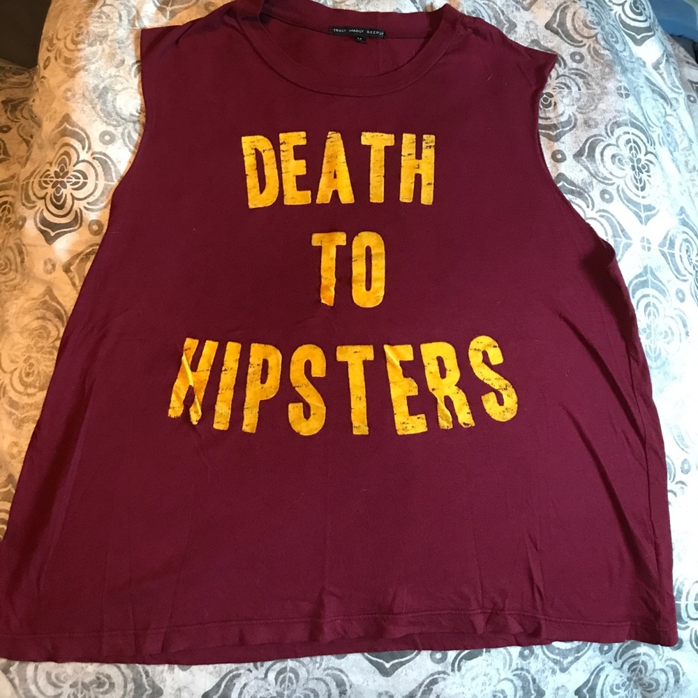 Death To Hipsters Tank Top