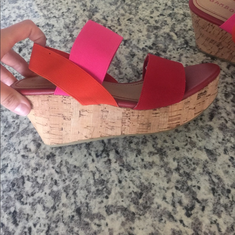 Super cute colorful wedge
