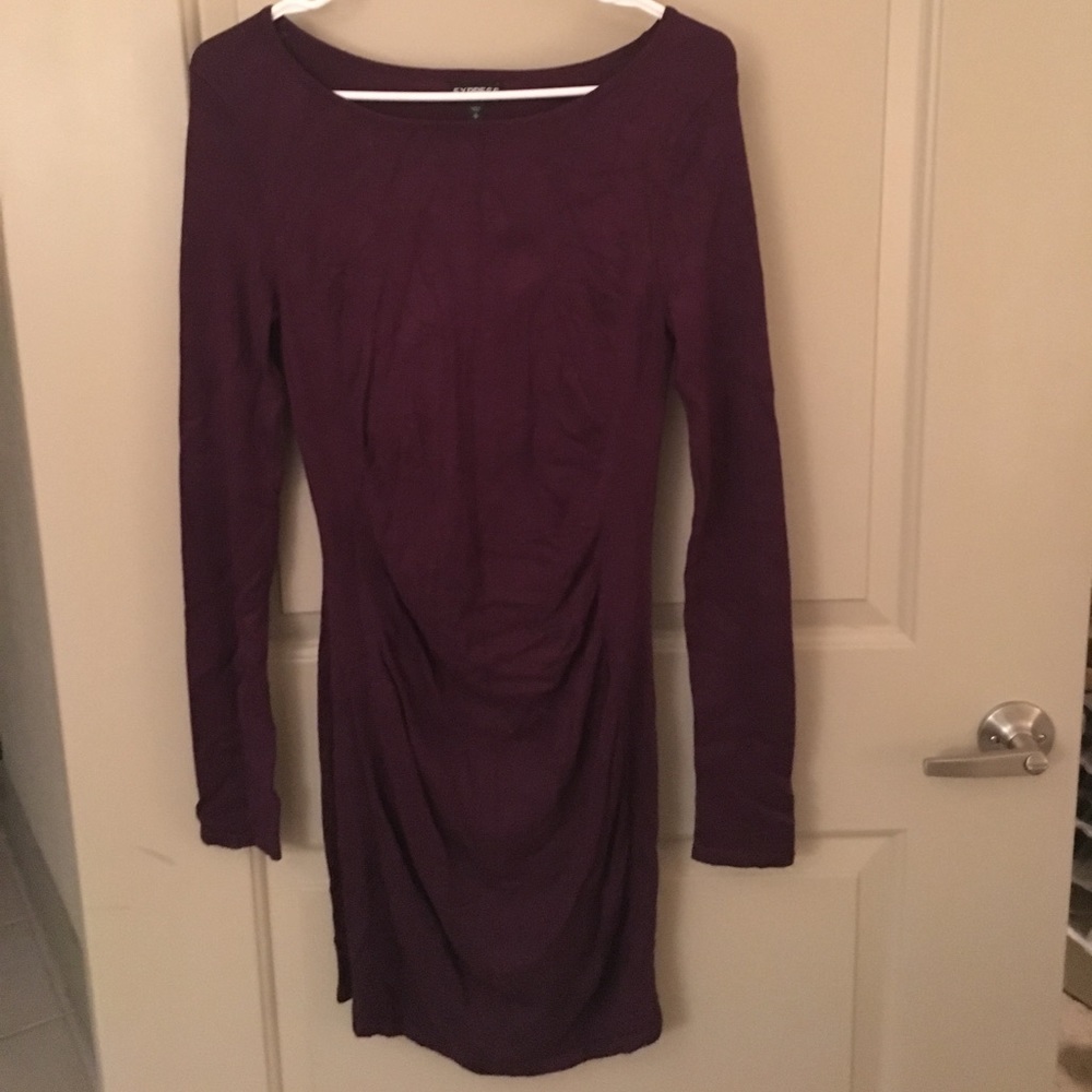 Plum Sweater Dress