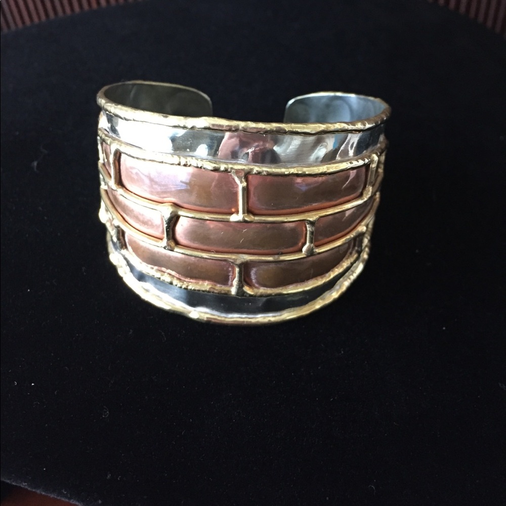 Mixed Metal Cuff Bracelet