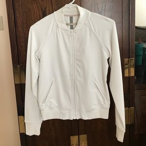 Lululemon white zip up