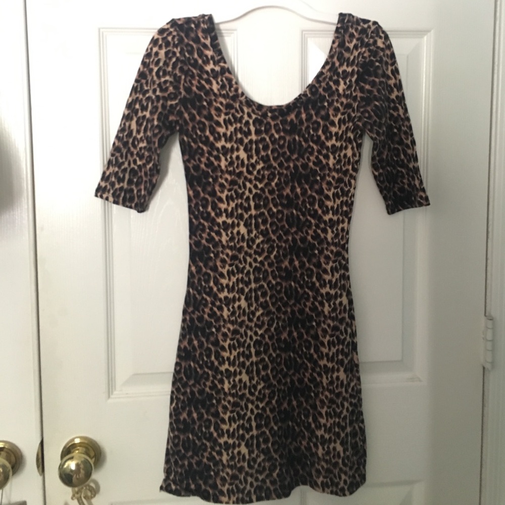 Animal print dress