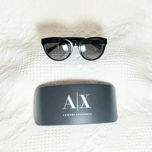 Armani Exchange black women's sunglasses