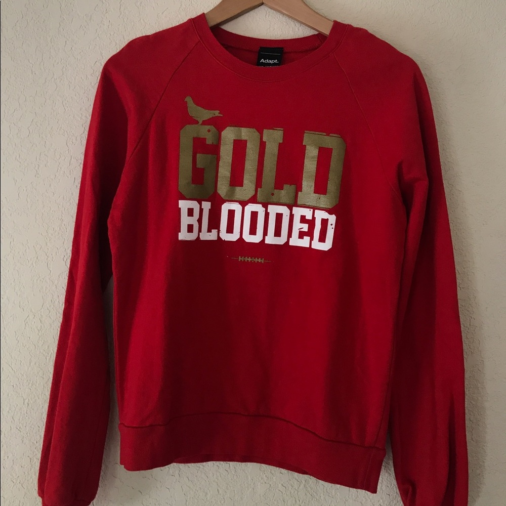 Adapt 'GOLD BLOODED' 49ers Crewneck