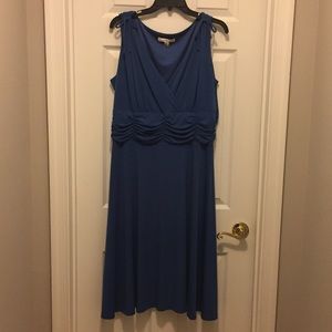 Blue dress - sleeveless