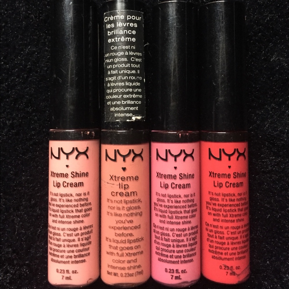 NYX Extreme Shine Lip Cream bundle