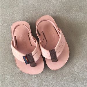 Pink Rainbow Sandal Infant Size 4