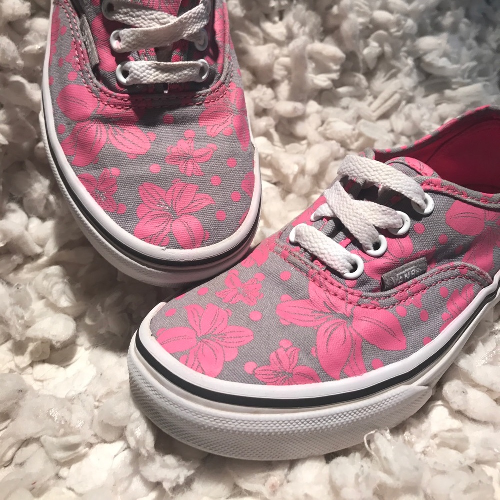 Vans Authentic Flower Sneakers 🌺 (Youth) 1.5