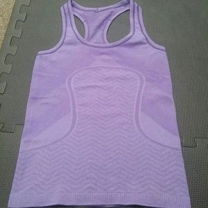 *SOLD NOT FOR SALE*Purple lululemon swiftly tank