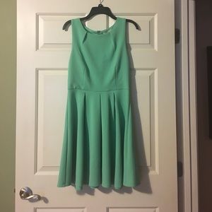 Sea-foam green dress