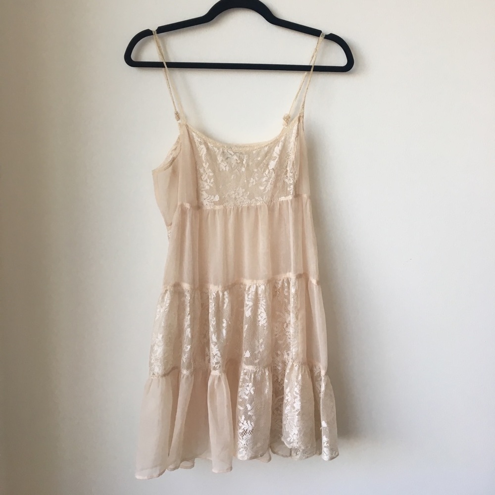 Sheer lace dress