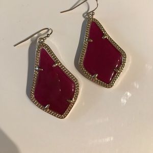 Kendra scott Maroon earrings