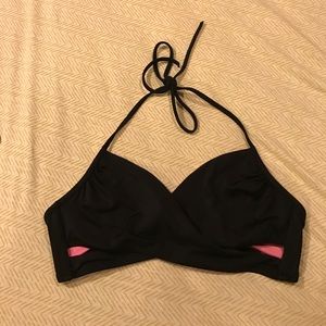Black bathing suit top