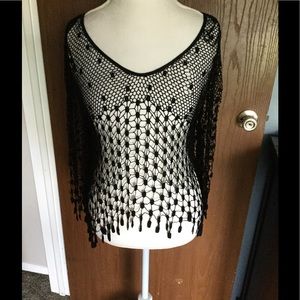Free People crochet top.