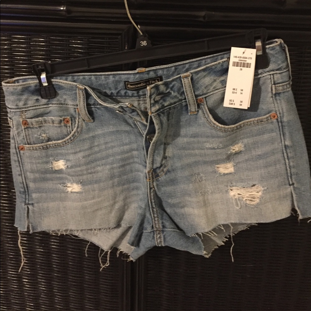ABERCROMBIE &FITCH DENIM SHORTS-NEW