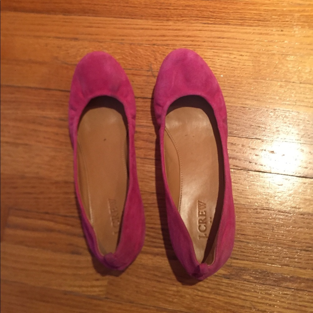 Pink Jcrew flats