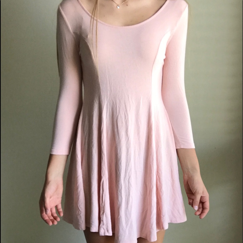 pink mini dress
