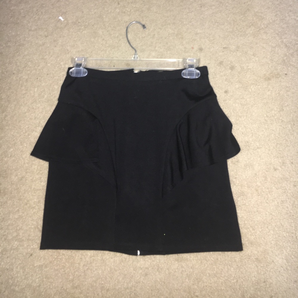 Black pencil skirt