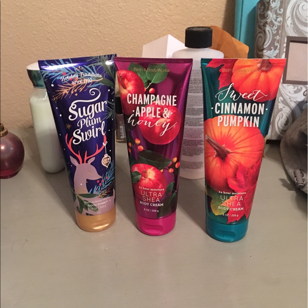 3 Bath & Body Lotions