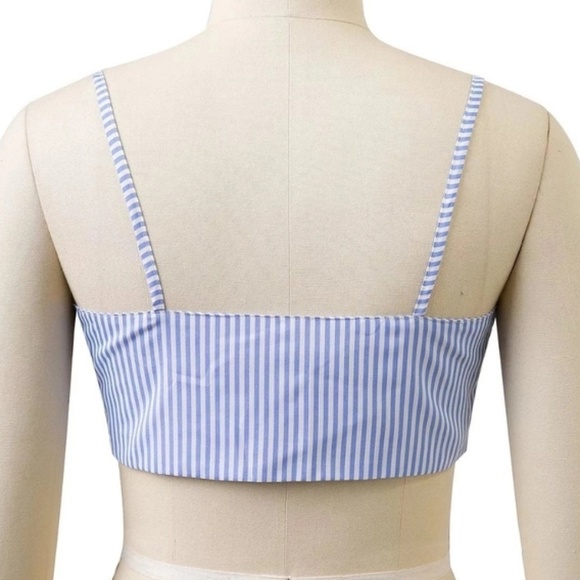 Striped Bow Crop Top - Picture 6 of 7