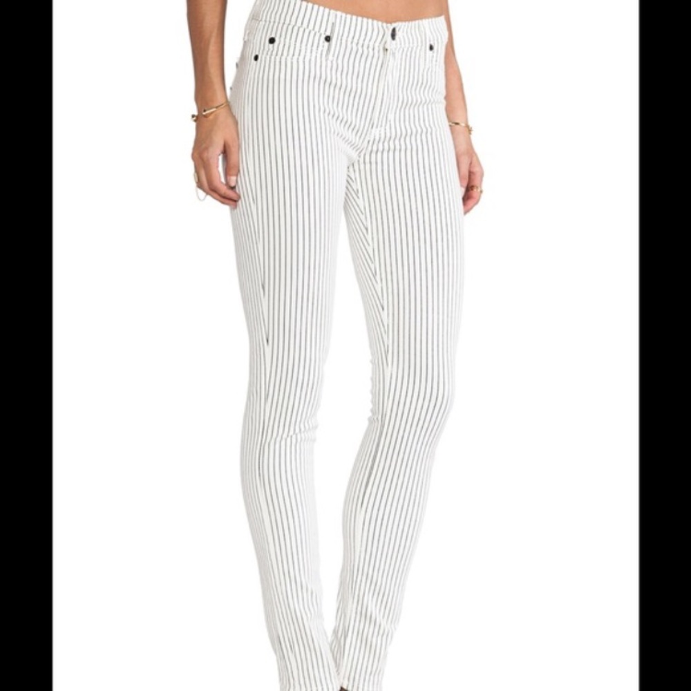 Hudson mid rise Nico striped pant, 29