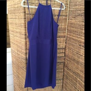 Striking Violet Banana Republic halter dress!