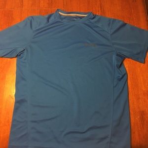 Men's Medium Blue Omni-Shade Columbia Shirt