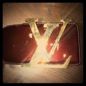 Louis Vuitton Patent leather belt