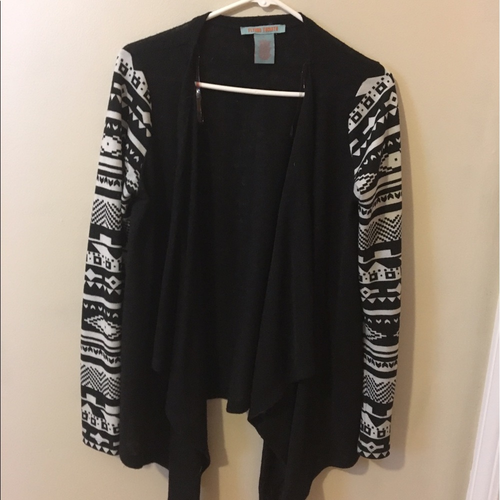 Black cardigan