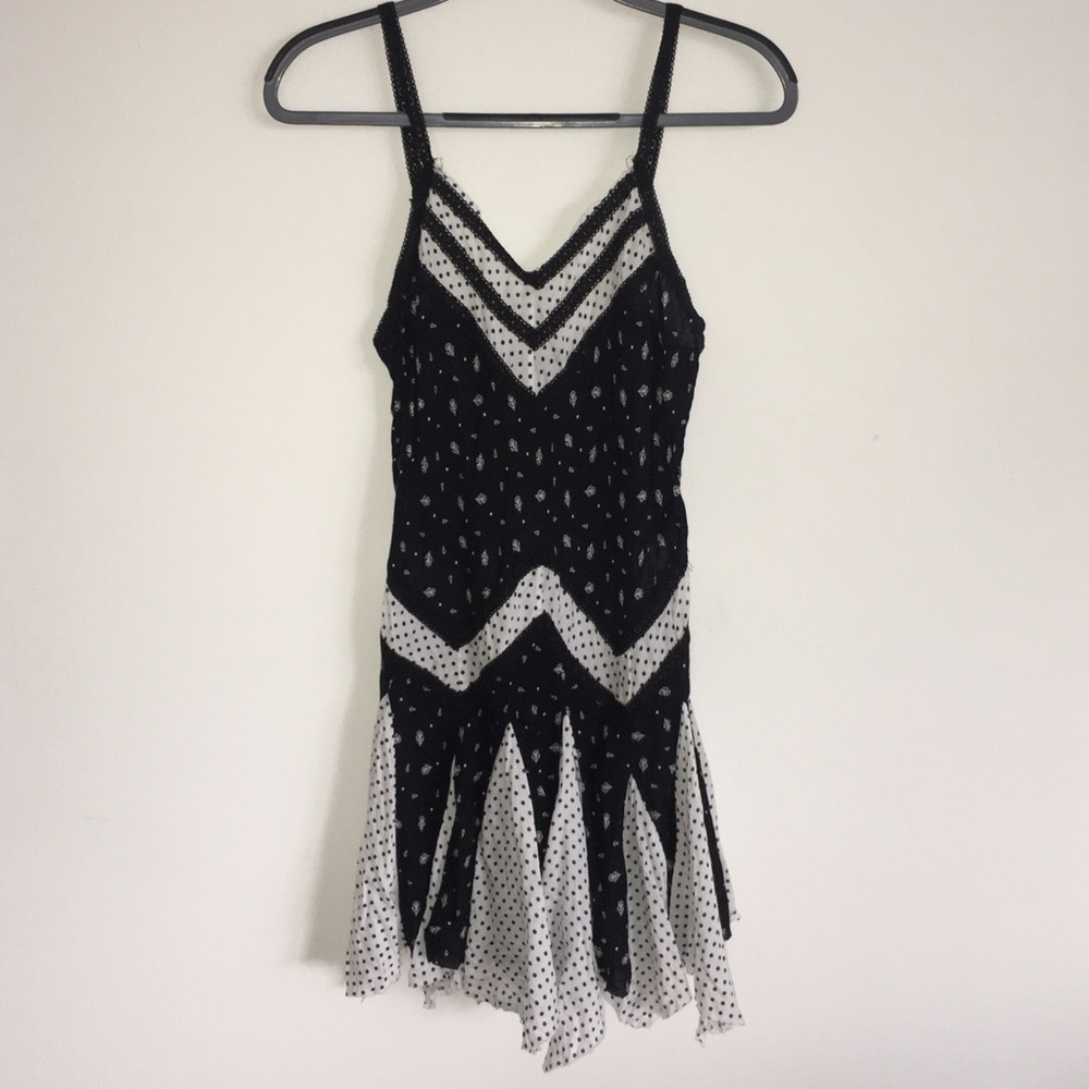 Black and white dress