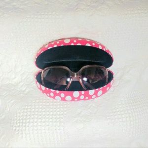 Steve Madden translucent rose pink sunglasses