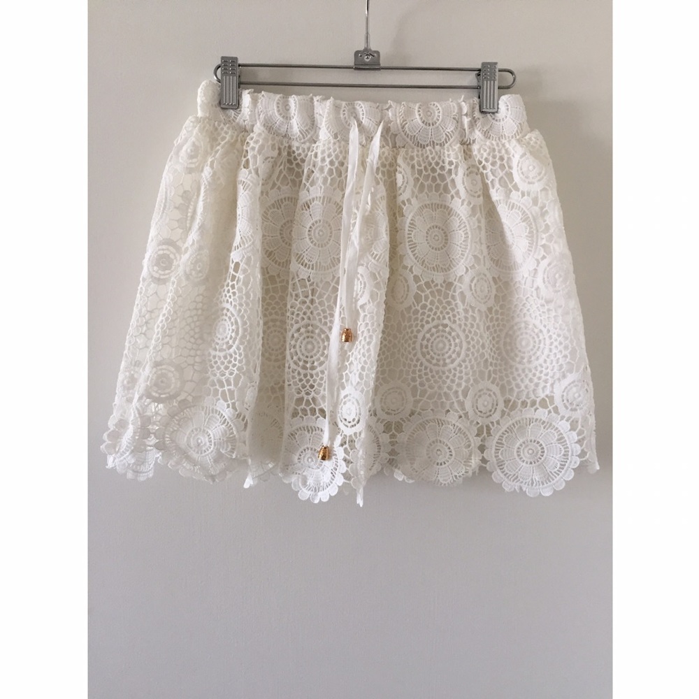 EUC Lace Skirt w/ Tie - Picture 2 of 8