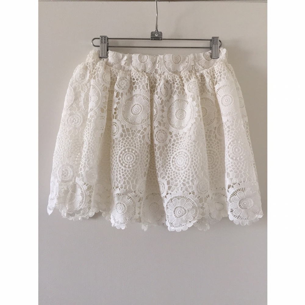 EUC Lace Skirt w/ Tie - Picture 5 of 8