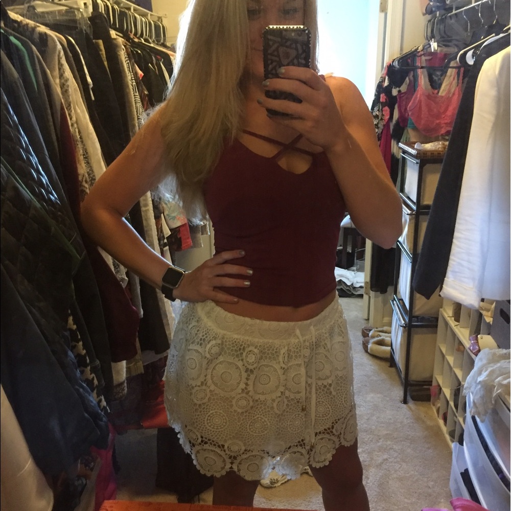 EUC Lace Skirt w/ Tie - Picture 7 of 8