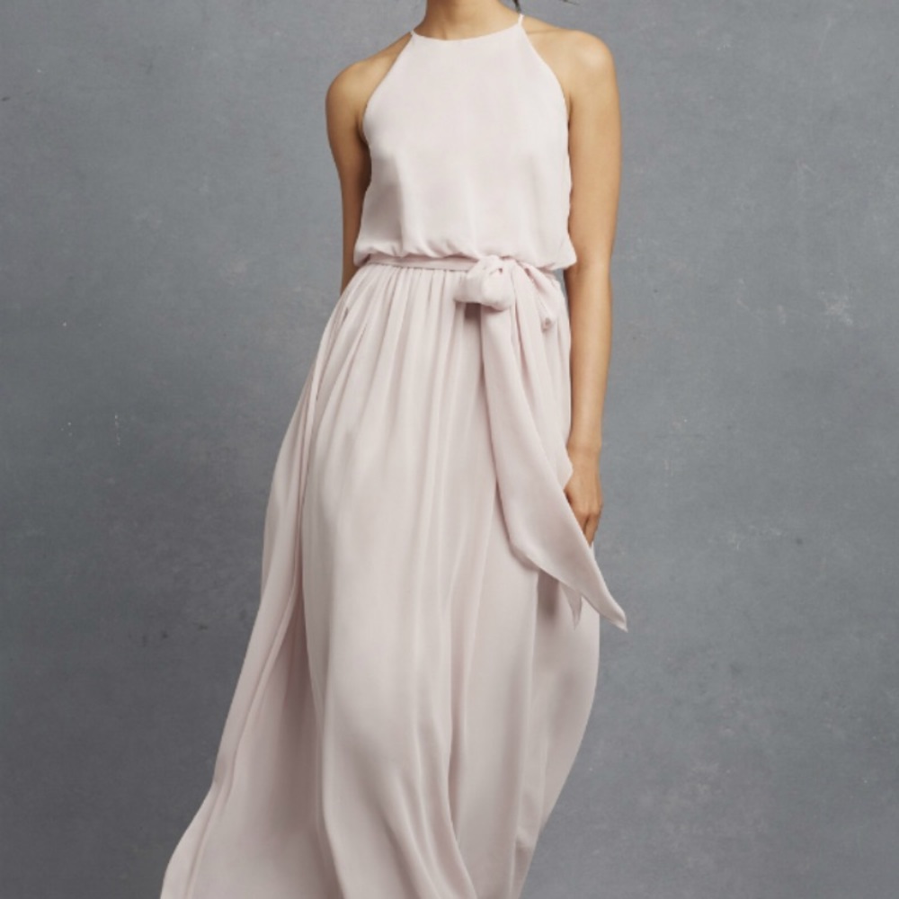 BHLDN blush dress