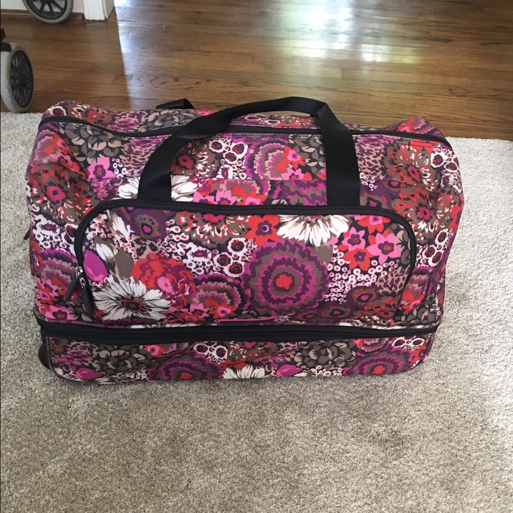 Vera Bradley rolling carry on duffel!