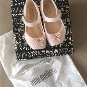 Mini Melissa Ballet Infant Size 6 (Beige)