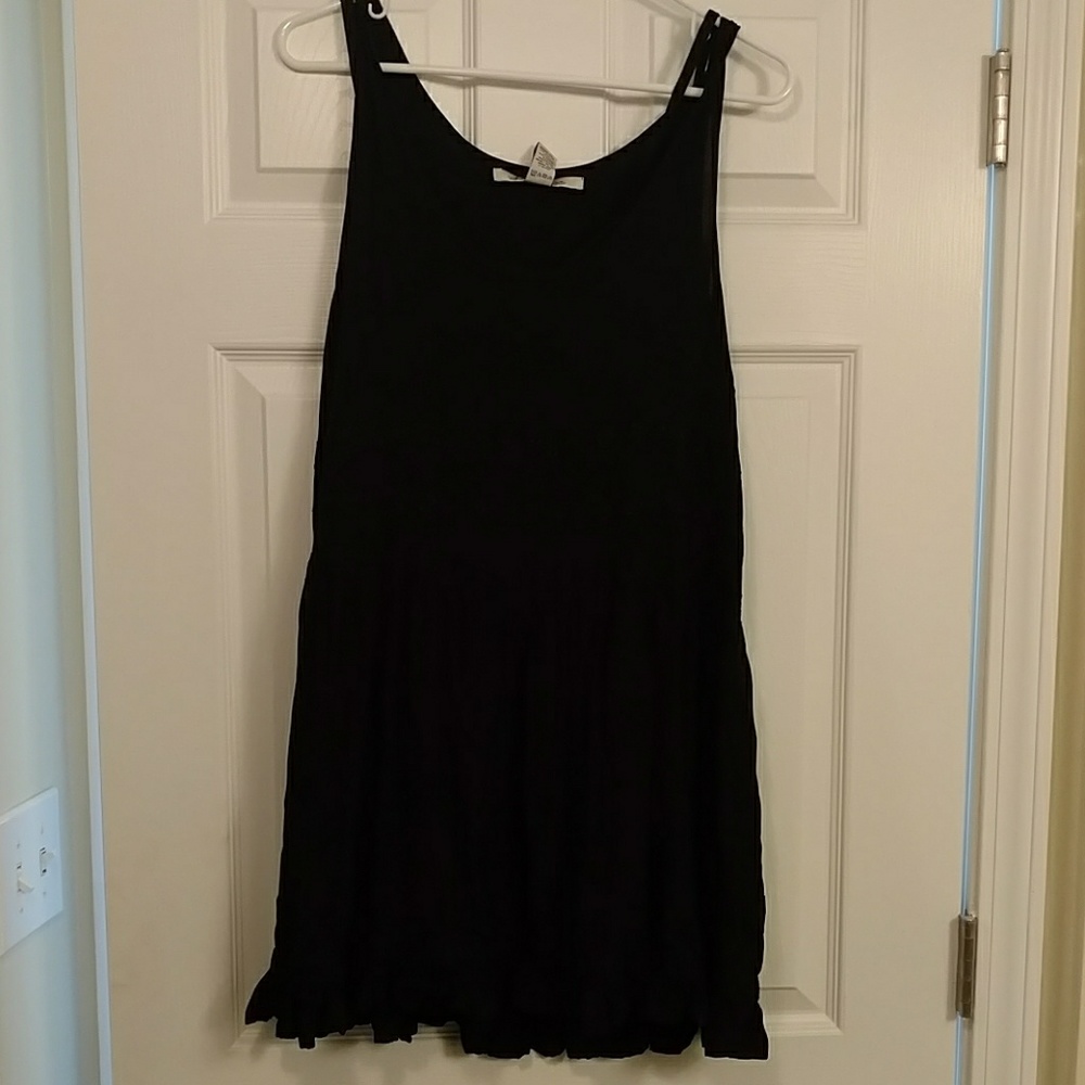 Black loose fit dress