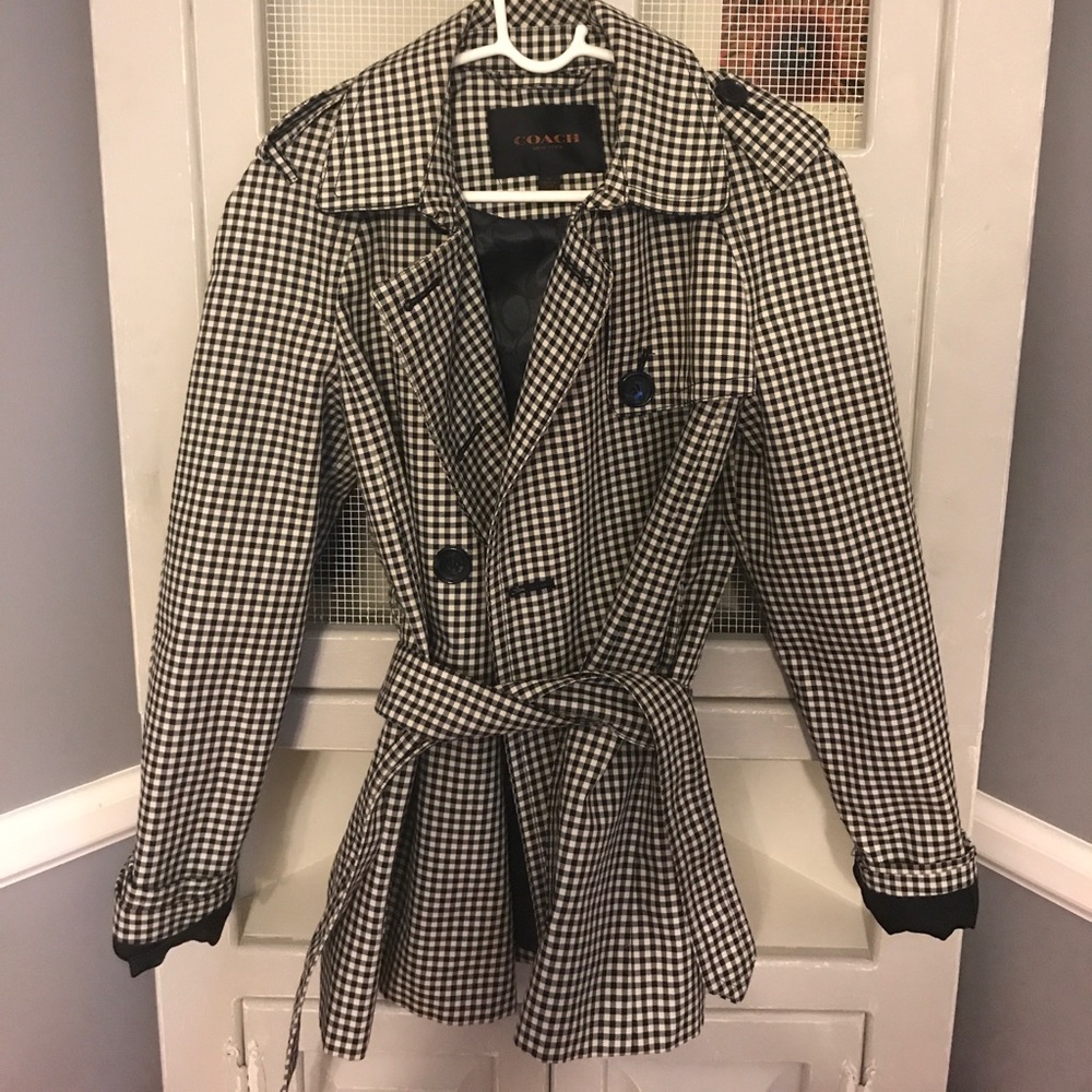 Coach rain jacket. Price firm, No trades.